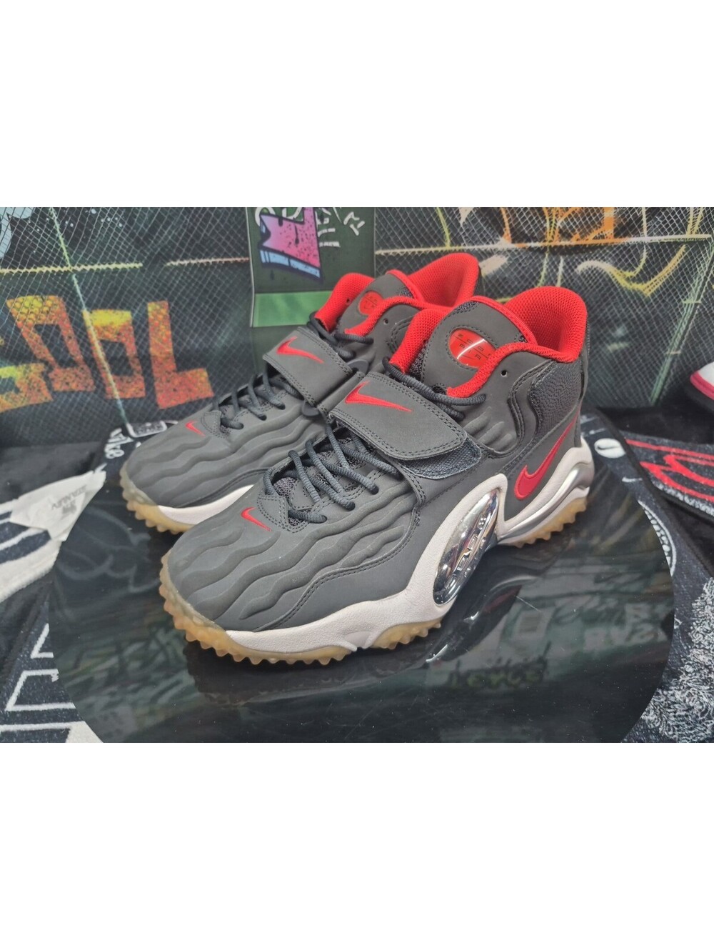 Nike Air Zoom Turf Jet '97 New Men's Sz 9M 554989-004 2013 NFL Anthracite